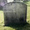 View of headstone of James Glass and Katharine Ross and their family.