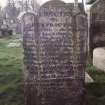 View of headstone of John Proctor and Jessie Ross and their children.