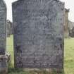 Detail of headstone.