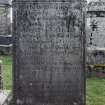 Detail of headstone.