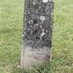 Detail of headstone.