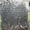 Detail of headstone.