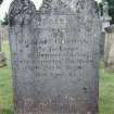 Detail of headstone.