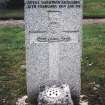 Detail of headstone.