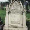 View of headstone to Isabella Grantown.