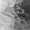 Oblique aerial view of Knowes of Trotty, barrows and mounds, taken from the W.
