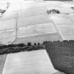 Normandykes, Roman temporary camp, oblique aerial photograph.
