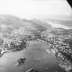 Tarbert, general.
Oblique aerial view from North-East.
