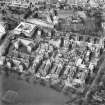 Aerial view from South South East showing the Royal Infirmary and George Heriots Hospital School