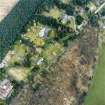 Oblique aerial photograph of Blane 1855 (NS 5537 8001) and 1885 (NS 5539 8000) Valve Houses  and Junction Chamber (NS 55368 80042)