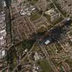 General oblique aerial view centred on the crematorium and Ardler Estate, taken from the ESE.