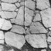 Excavation photograph : west range - room 5 paved floor after topsoil removed, from west.