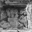 Excavation photograph : south range - room 2 doorway, from west.