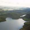 Aerial view of Loch Duntelchaig, near Inverness, looking SW.