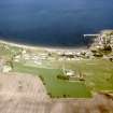 Aerial view of Portmahomack, Tarbat Ness, Easter Ross, looking SE.