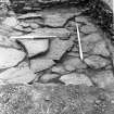 Flagstones in west trench L57.