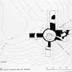 Plans of contours, grid and trenches - Bu broch.  BAR Fig.1.2, p3