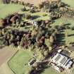 Oblique aerial view of Fettercairn House and Home Farm, near Laurencekirk, Aberdeen-shire, looking W. 