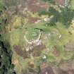 Aerial view of Dun Bhioramull Burial Ground, Ulva, Isle of Mull, looking NNE.