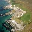 Aerial view of Traigh Golf Course, Arisaig, Wester Ross, looking E.