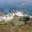 Aerial view of Traigh Farm, Arisaig, Wester Ross, looking W.