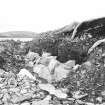 Construction Photograph: Construction of breakwater.