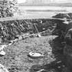 Excavation photograph: Excavation in progress of wheel house byre.