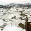 Aerial view of River Conon, Easter Ross, looking W.