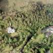 Aerial view of Ardtonish House, Lochaline, Morvern, Wester Ross, looking ENE.