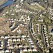 Aerial view of Stratherrick Road, Inverness, looking N.