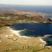 Aerial view of Sanna Bay, Ardnamurchan, Wester Ross, looking S.