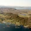 Aerial view of Portuairk Bay, Ardnamurchan, Wester Ross, looking SE.