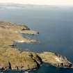 Aerial view of Ardnamurchan Point, Wester Ross, looking S.