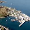 Aerial view of Mallaig, Wester Ross, looking S.