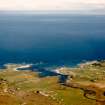 Aerial view of Camus Darroch, N of Arisaig, Wester Ross, looking SW.