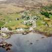 Aerial view of Arisaig, Wester Ross, looking E.
