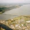 Aerial view of Inverness and the Kessock Bridge, looking NE.