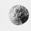 Small Find 29: George III Britannia halfpenny (counterfeit).