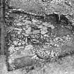Excavation photograph ; Trench S(G) - general shot of walls L750 & 777 of late broch age building.

(see MS 682/122 for detailed description)