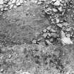 Excavation photograph ; Trench S(G) - photogram of south area - late broch age building - E68 - 70, N57 - 58
