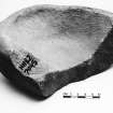 Publication photograph : illustration 124 - SF 7045 - part of bowl or saddle quern?.