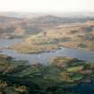 Oblique aerial view of the E part of the island of Ulva, W coast of Isle of Mull, Argyll, looking NE.