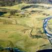 Aerial view of Biallaid, Newtonmore, Badenoch and Strathspey, looking NW.