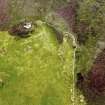 Aerial view of An Dun Broch, Berridale, Caithness, looking NW.
