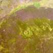 Aerial view of Allt A'Chriosduidhe Hut Circle, Berriedale, Caithness, looking ENE.