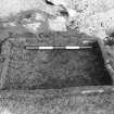 Excavation photograph : trench R - detail of L2059.