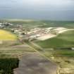 Aerial view of Inverness airport and Dalcross Industrial Estate, looking NW.