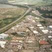 Aerial view of Longman industrial estate, Inverness, looking S.