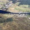 Aerial view of the village of Lairg, Sutherland, looking E.