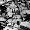 Papa Westray, Munkerhoose excavation archive
Area 3: Walls 3001, 3002. From S.
